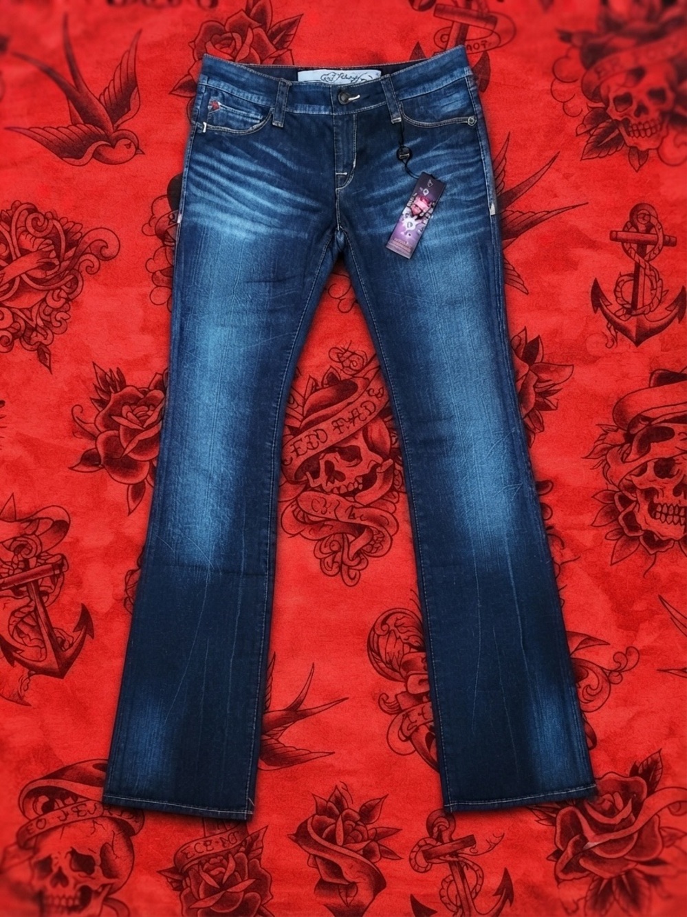 Vintage Ed Hardy Christin Audigier NWT Retro Y2K Indie Sleaze  McBling Jeans 29